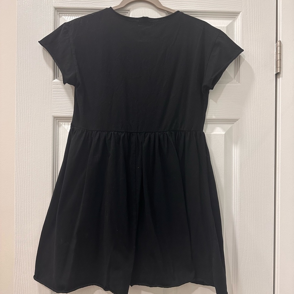 Black mini dress